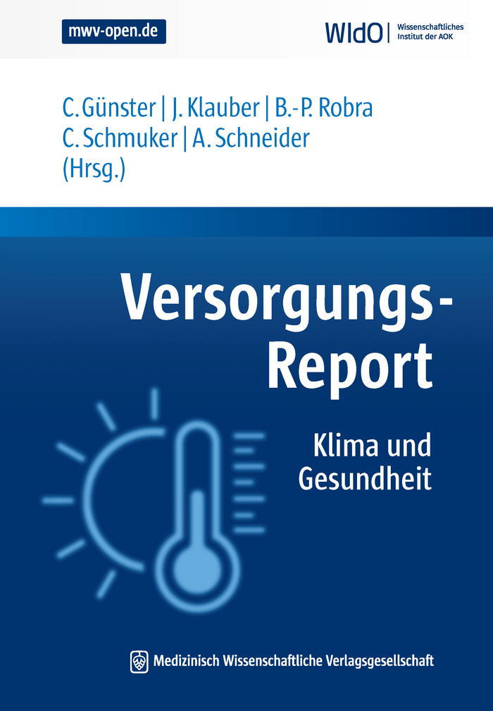 Cover des Versorgungs-Reports Klima und Gesundheit