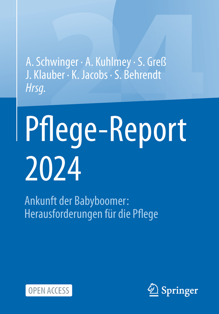 Cover des Pflege-Reports 2024