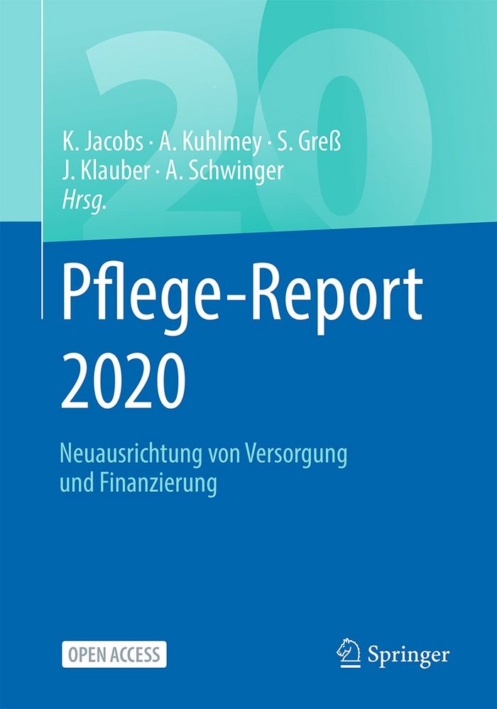 Cover des Pflege-Reports 2020
