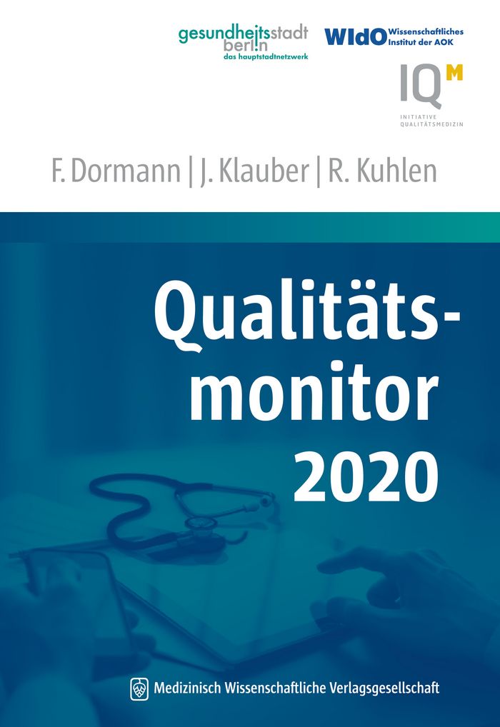 Cover des Qualitätsmonitors 2020 zum Thema Notfallversorgung